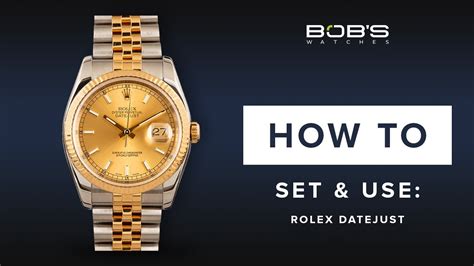 how to set time on rolex watch|change time on Rolex datejust.